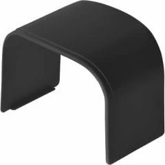 Переходник для кабель-каналов Арктика 74х55 мм, чёрный