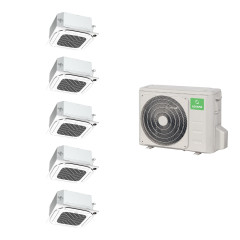 Мульти сплит-система Lessar LU-5HE42FME2/LS-MHE09BWE2/LZ-B4CUB*5шт