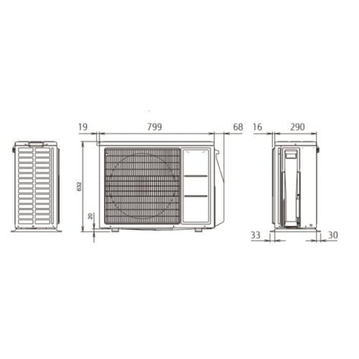 Внешний блок Fujitsu AOYG18KBTA2