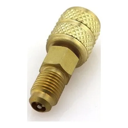 Адаптер AD89 (прямой штуцер 1/4-R22; гайка 5/16-R410A)