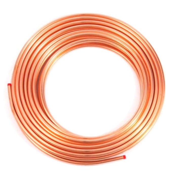 Труба медная 1/4 RZOCM (6,35 x 0,76мм, бухта 15м), ASTM B280