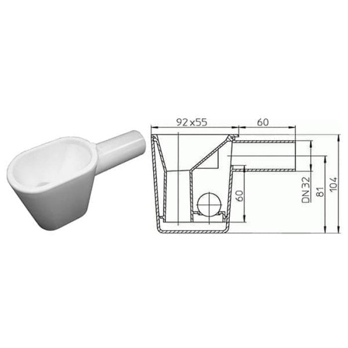 Сифон с гидромеханическим затвором Kernick KV