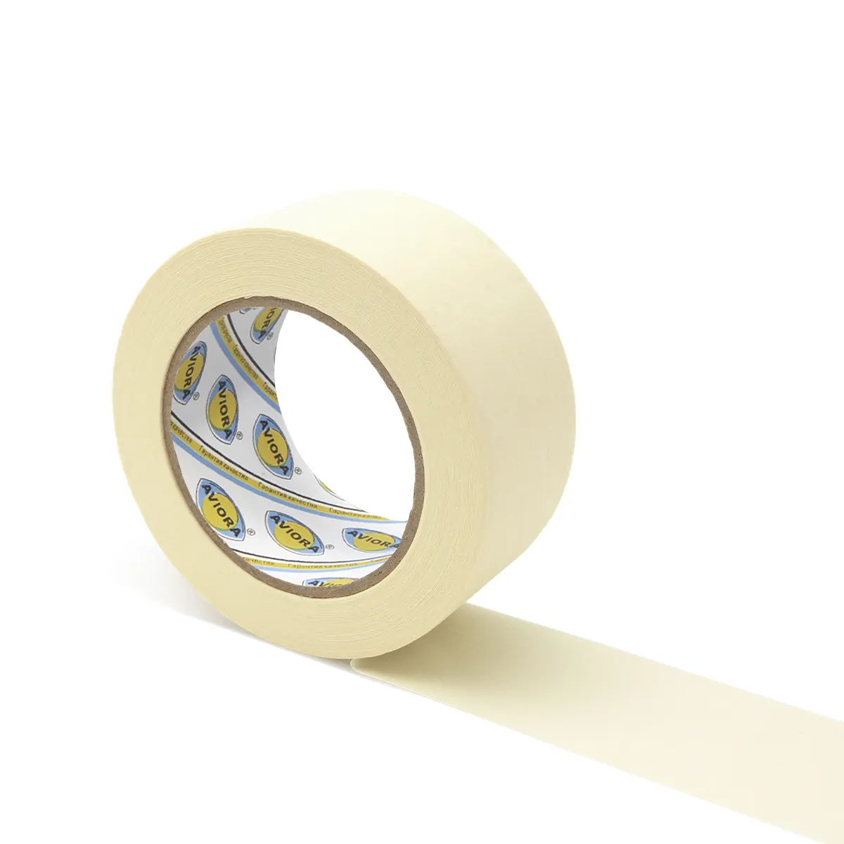 Лента креппированная малярная бумажная клейкая, 50мм х 50м, AVIORA