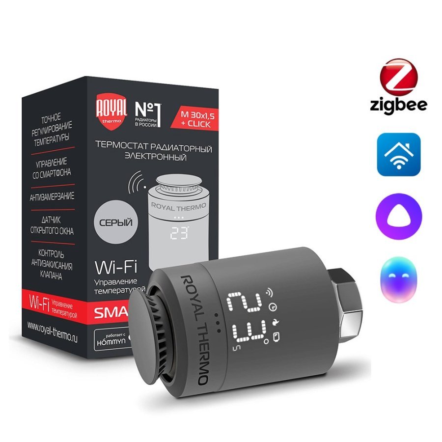 Термостат Royal Thermo Smart Heat RTE 77.001S радиат. электронный