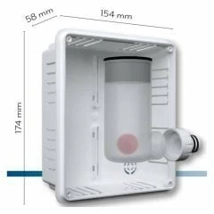 Сифон с гидромеханическим затвором Vecamco mini