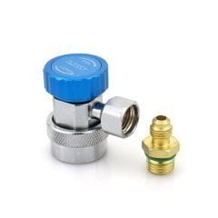 Быстросъёмная муфта с вентилем DSZH QC-19L (с переходником 14мм - 1/4)