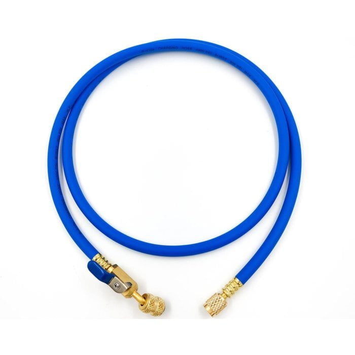 Заправочные шланги с вентилем DSZH CT-360-RYB-HV-R32/410A 1.5м, 1/4-5/16 SAE, до 55 Bar