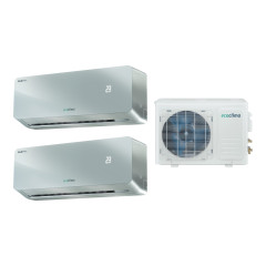 Мульти сплит-система Ecoclima CM2-CH18/4R2/CMWM-CH09/AAS-4R2 (Silver)*2шт