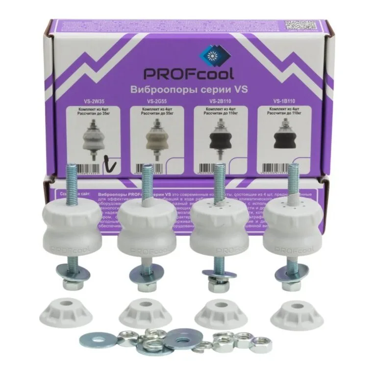 Виброгаситель VS-2W35, комплект из 4-х шт, PROFcool