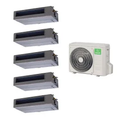 Мульти сплит-система Lessar LU-5HE42FME2/LS-MHE09DWE2*5шт
