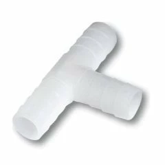 Тройник T образный (D16mm, дренажный) (белый)