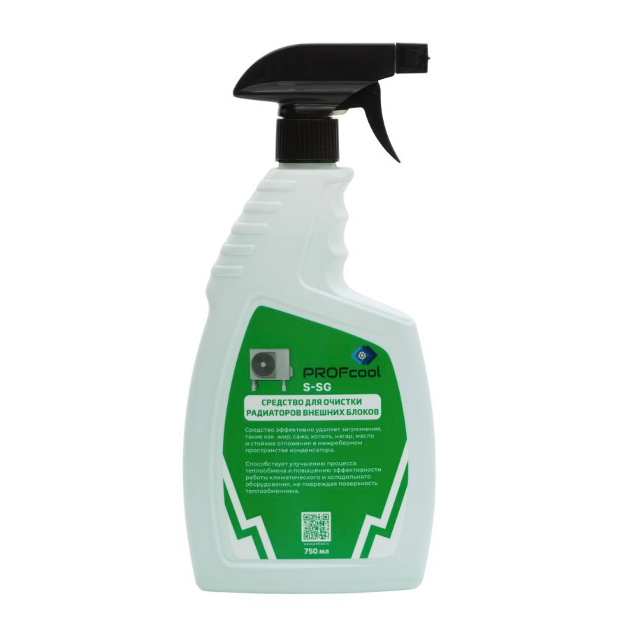 Средство для очистки радиаторов нар. блоков PROFcool S-SG, 750 мл