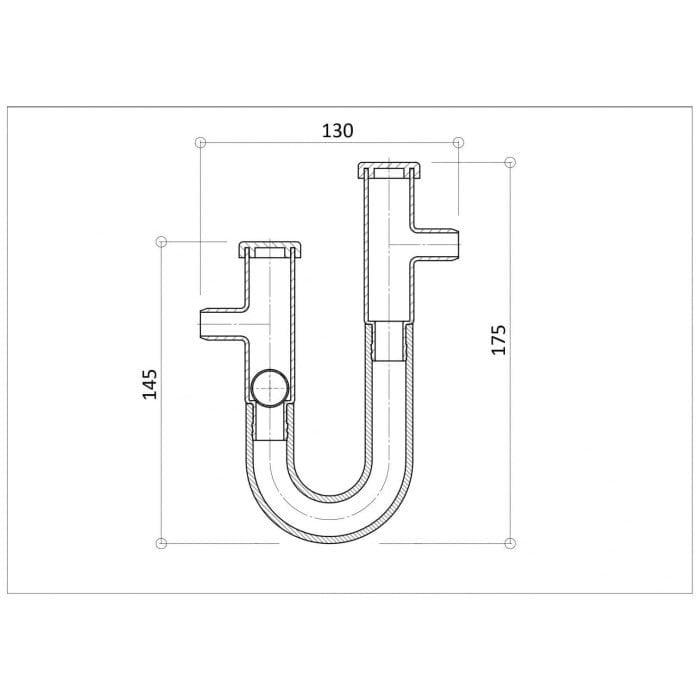 Сифон G-34 с гидромеханическим затвором, RexFaber