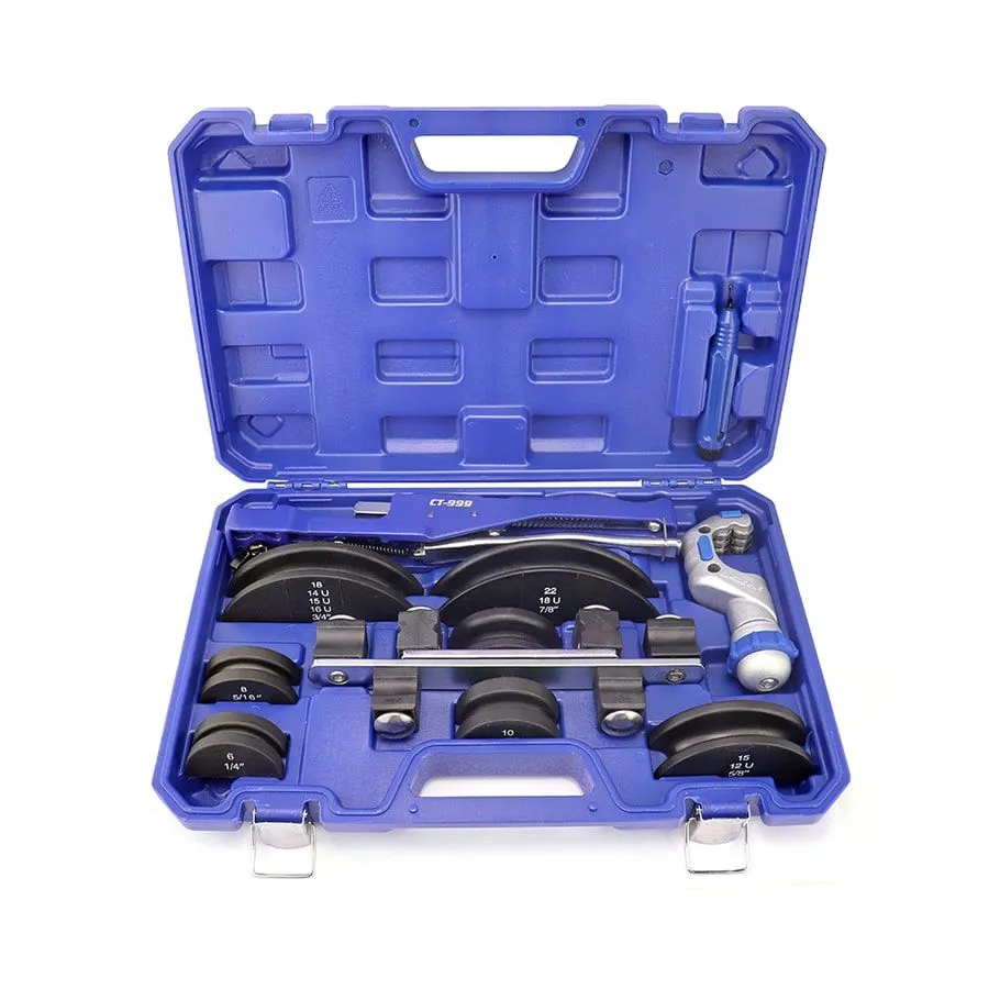 Трубогиб арбалетный DSZH CT-999 (1/4; 5/16; 3/8; 1/2; 5/8; 3/4; 7/8)(в кейсе с труборезом и риммером)