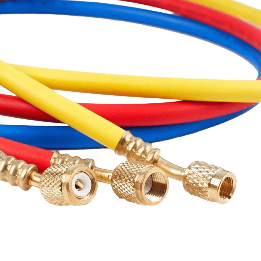 Шланг заправочный DSZH - 360-RYB - 1.5м, 1/4 SAE, до 34 Bar