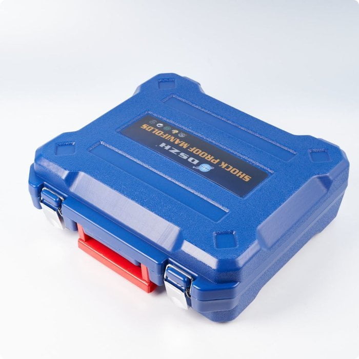 Манометрическая станция DSZH WK-P6002B (22/404/407/410; 2-х вентильный; шланги 1.5м до 55 Bar-1/4SAE, 2 адаптера R410 x R22, манометры 80мм, в кейсе)