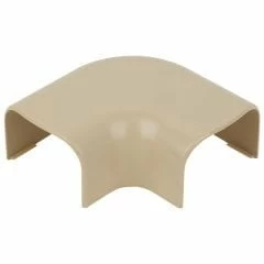 Поворот на 90 гр. для кабель-каналов Арктика 74х55 мм, бежевый