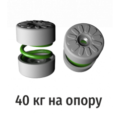 Виброгасители пружинные RF-MMH53-40, комплект из 2-х шт, RexFaber
