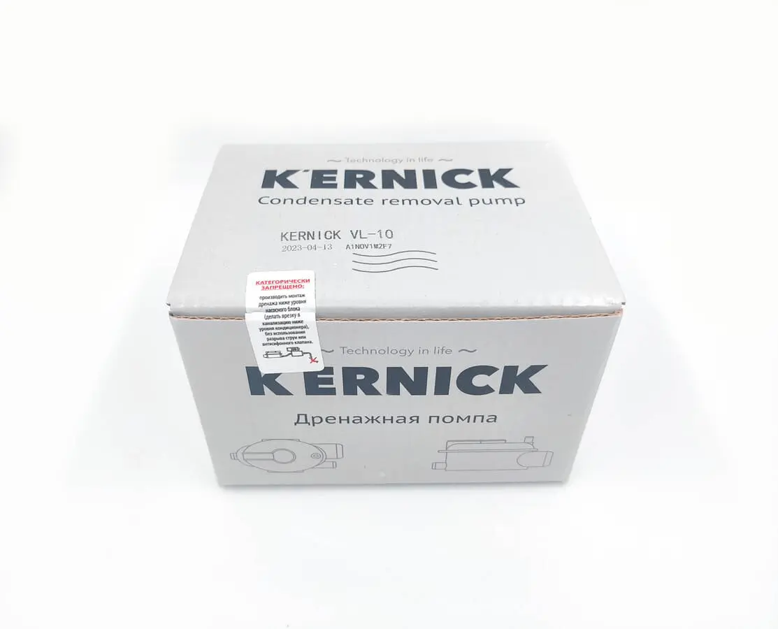 Помпа дренажная Kernick VL-10 проточная, 10 л/ч, 21 Дб