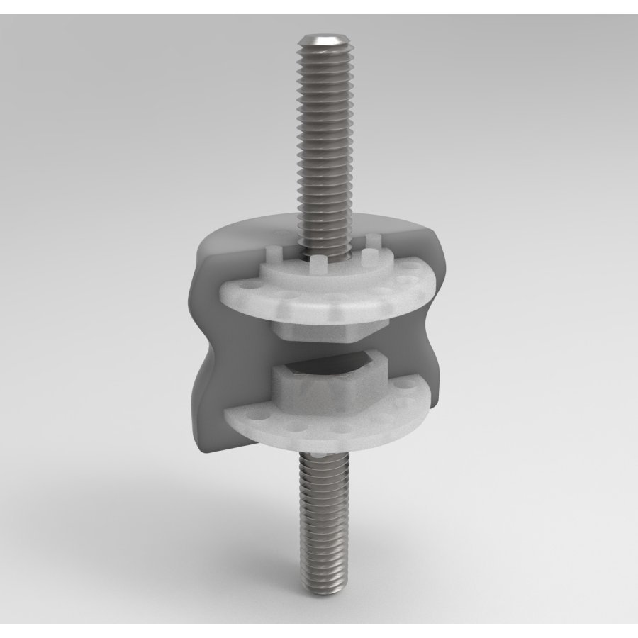 Виброгаситель VS-2W35, комплект из 4-х шт, PROFcool