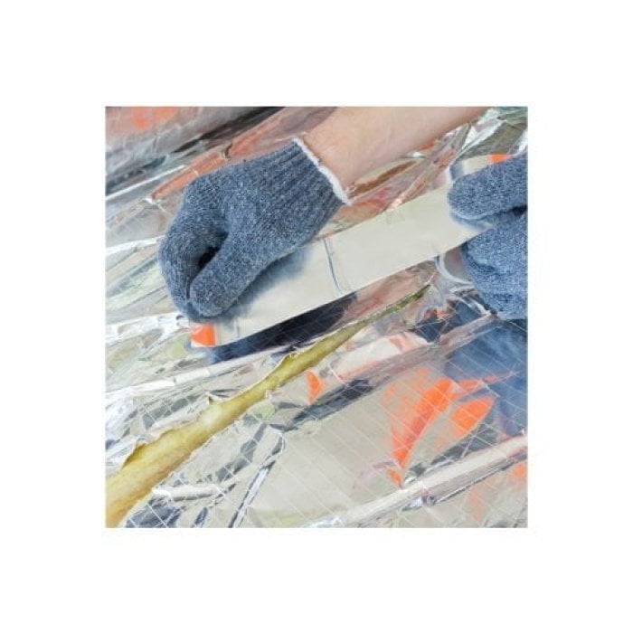 Лента клейкая металлизированная 50мм x50 м, AVIORA PROFFI