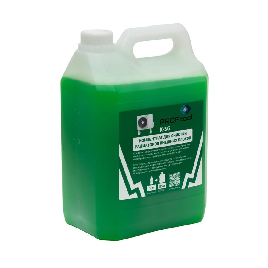 Концентрат для очистки радиаторов нар. блоков PROFcool K-SG, 5л