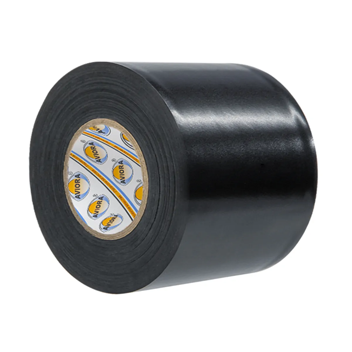Лента 75мм х 50м, черная, AVIORA PROFFI для защиты термоизоляции