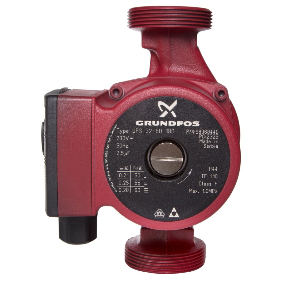 Насос Grundfos 98368440 UPS 32-60 EU циркуляционный