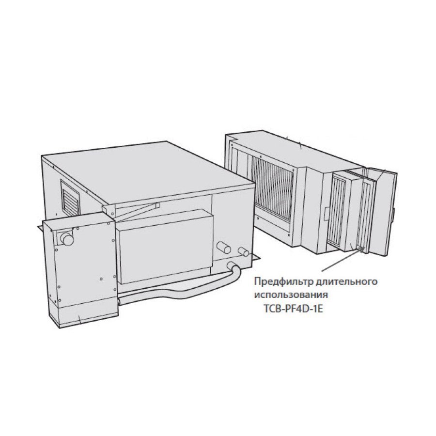 Фильтр Toshiba TCB-PF4D-1E предварительный длительного использования