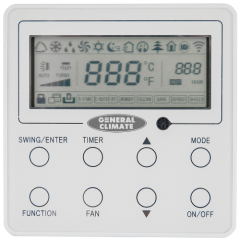 Пульт управления General Climate GC-WR12LC проводной для 12-60HWF(HRF)