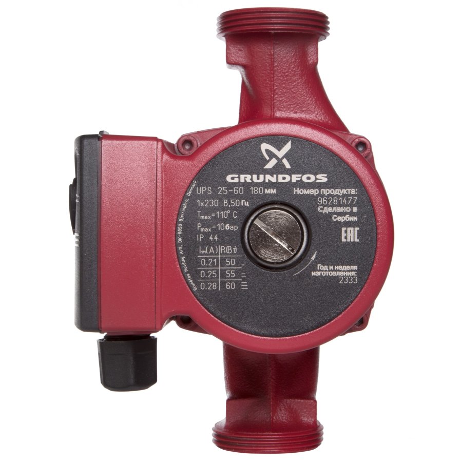 Насос Grundfos 96281477 UPS 25-60 циркуляционный
