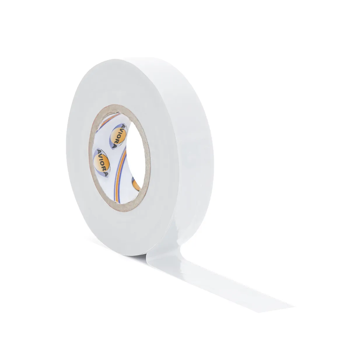 Изолента ПВХ, 19мм х 20м, белая, AVIORA
