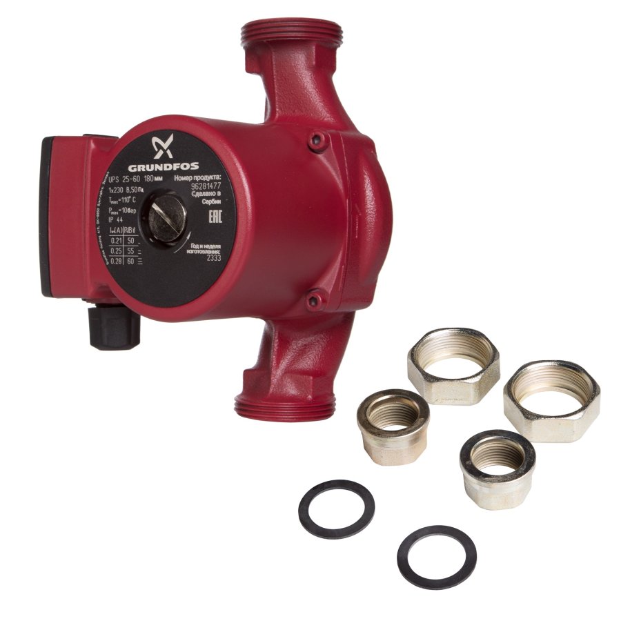 Насос Grundfos 96281477 UPS 25-60 циркуляционный