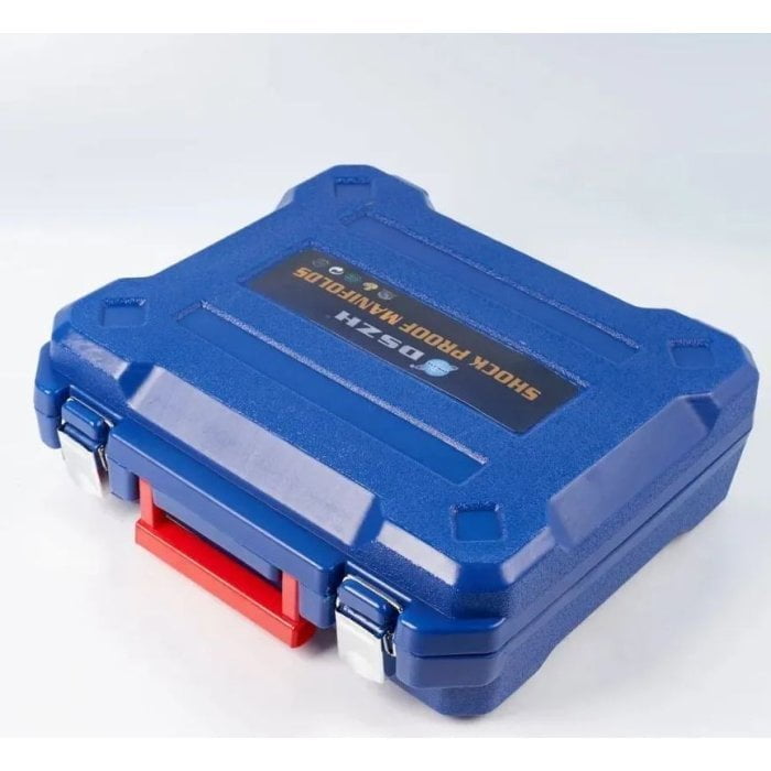 Манометрический коллектор DSZH CT-MC236G-R134A (R22/134/404/407/410; 2-х вентильный; 3 шланга 90см -1/4; манометры 68мм; упак. кейс)