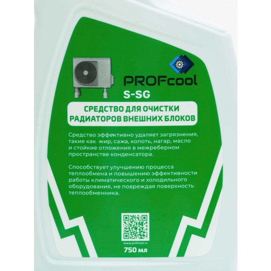 Средство для очистки радиаторов нар. блоков PROFcool S-SG, 750 мл