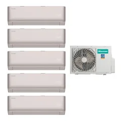 Мульти сплит-система Hisense AMW5-36U4RQC LP/AMS-09UW4RYCHD00(C)*5шт