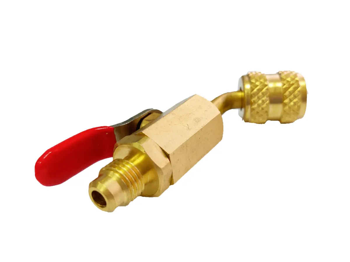 Вентиль-адаптер DSZH BC-453 штуцер 1/4 - гайка 5/16, угол 45°