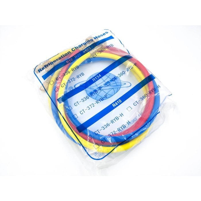 Заправочные шланги DSZH-360-RYB-P набор 3шт по 1.5м, 1/4 SAE, до 41 Bar