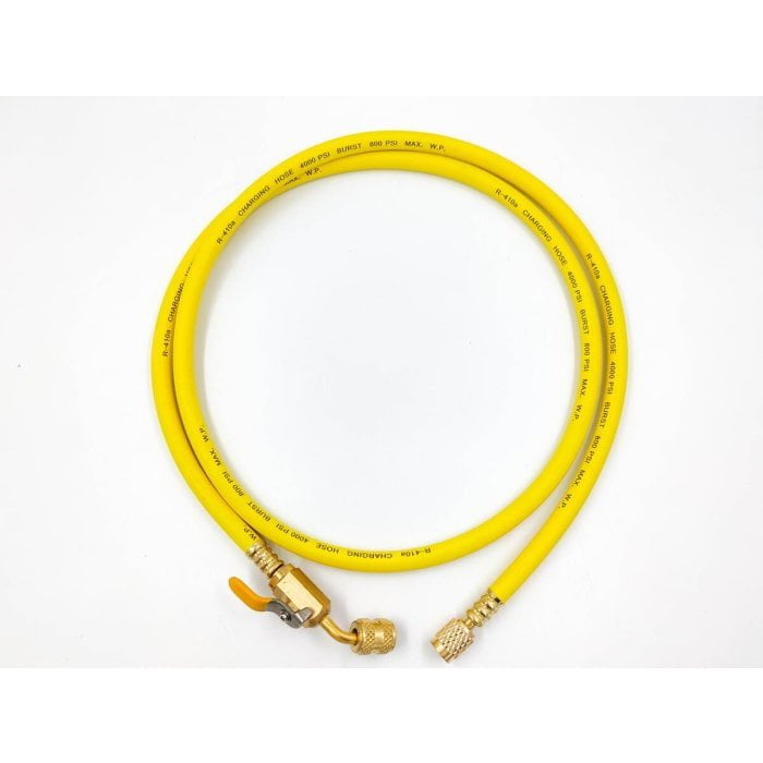 Заправочные шланги с вентилем DSZH CT-360-RYB-HV-R32/410A 1.5м, 1/4-5/16 SAE, до 55 Bar