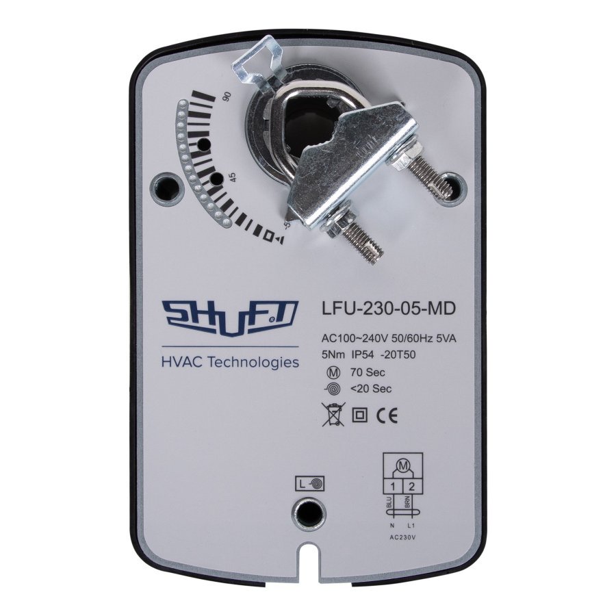 Электропривод Shuft LFU-230-05-MD с возвратной пружиной
