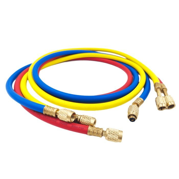 Заправочные шланги DSZH-372-RYB набор 3шт по 1.8м, 1/4 SAE, до 34 бар
