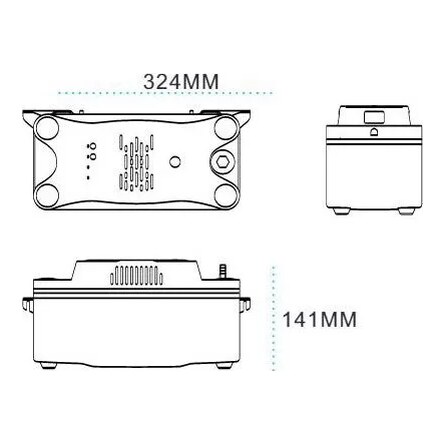 Помпа дренажная Sikelan Tank Super Star MD-TPS-15 накопительная 2.3л, 300 л/ч