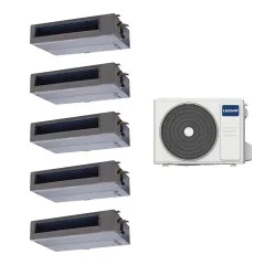 Мульти сплит-система Lessar LU-5HE42FME2B/LS-MHE07DVE2*5шт