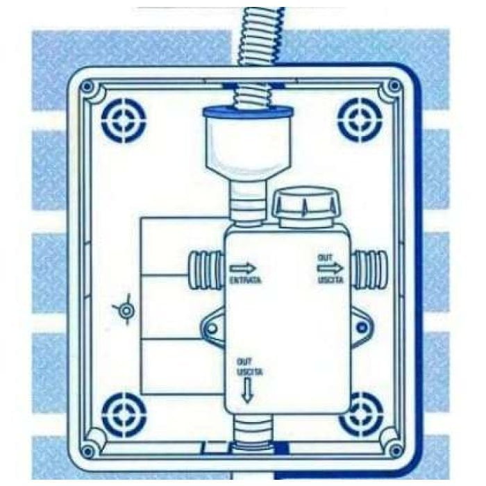 Сифон с гидромеханическим затвором Vecamco DOUBLE 9899-240-01