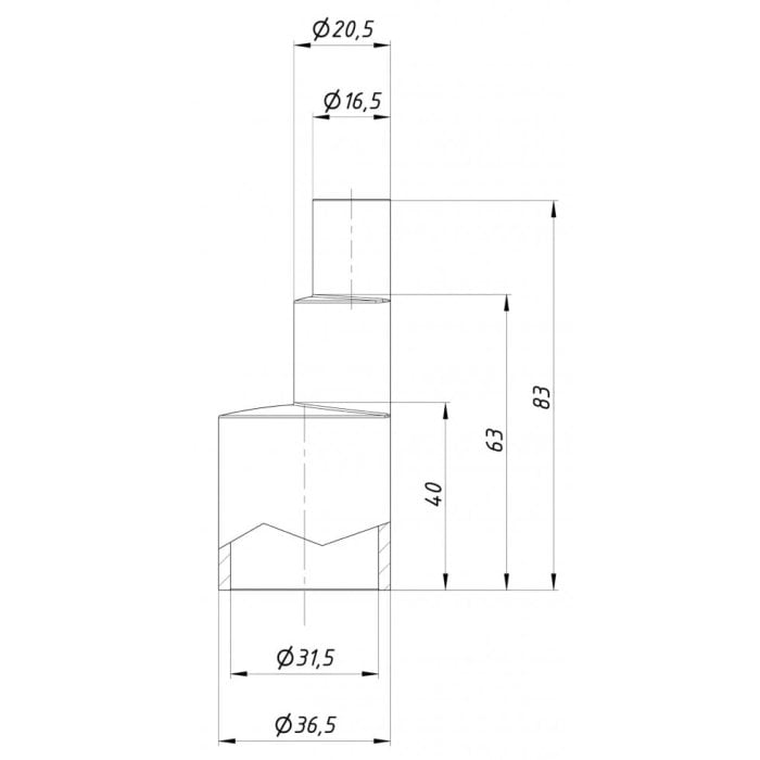 Переходник дренажный Ø16/20-20, PROFcool