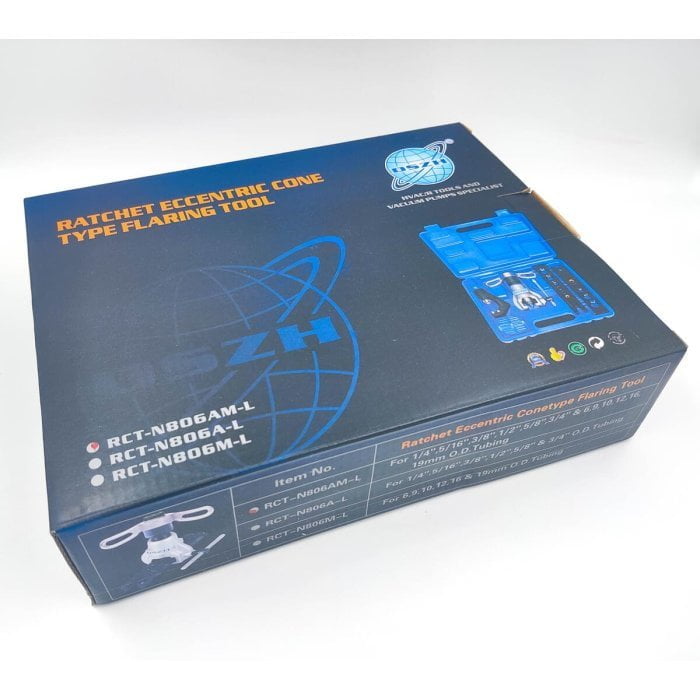 Вальцовка эксцентриковая с реверсом DSZH RCT-N806 AM-L в кейсе, +риммер и труборез