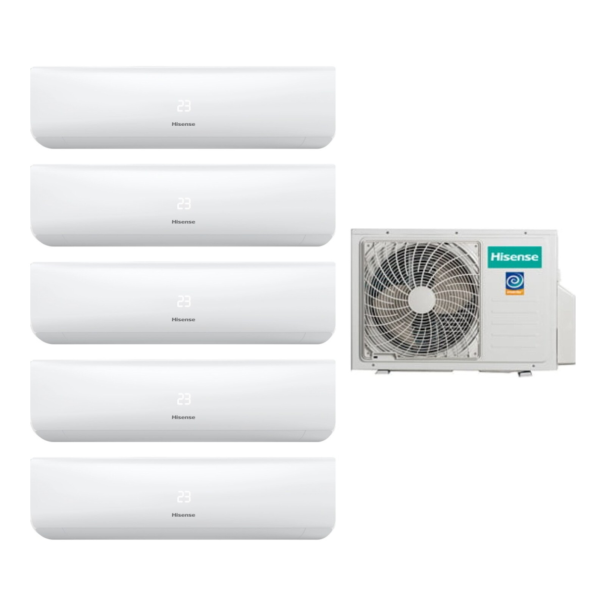 Мульти сплит-система Hisense AMW5-36U4RQC/AMS-09UW4RMRKB00*5шт