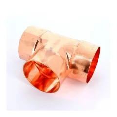 Тройник медный 89 мм (под пайку)