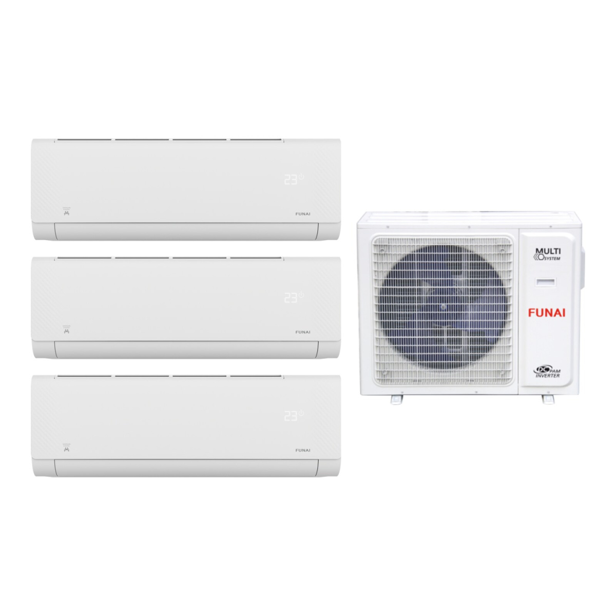Мульти сплит-система Funai RAM-I-3OK80HP.02/U/RAM-I-SG30HP.W03/S*3шт
