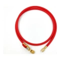 Шланг заправочный с вентилем DSZH CT-360-RYB-HV 1.5м, 1/4 SAE, до 55 Bar